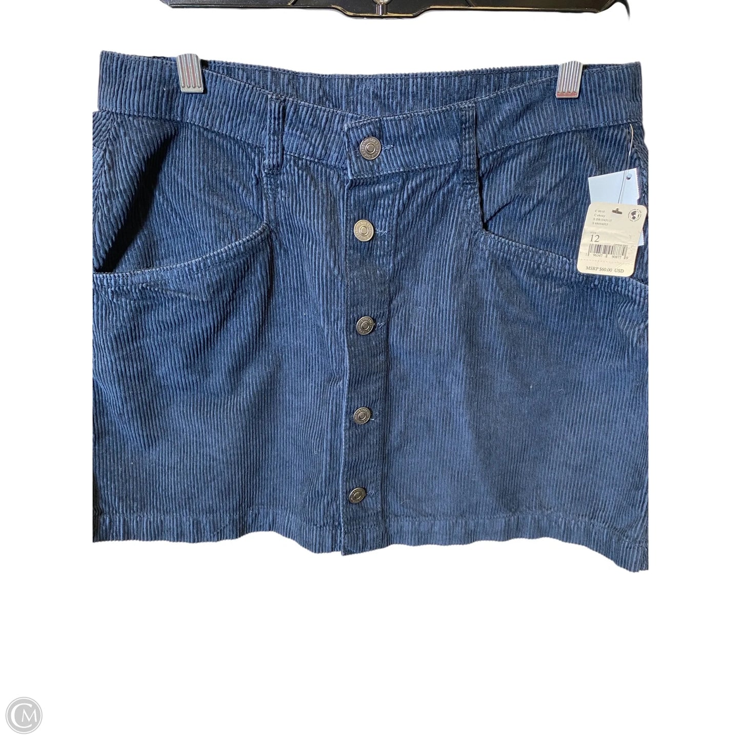 Skirt Mini & Short By Free People In Navy, Size: 12