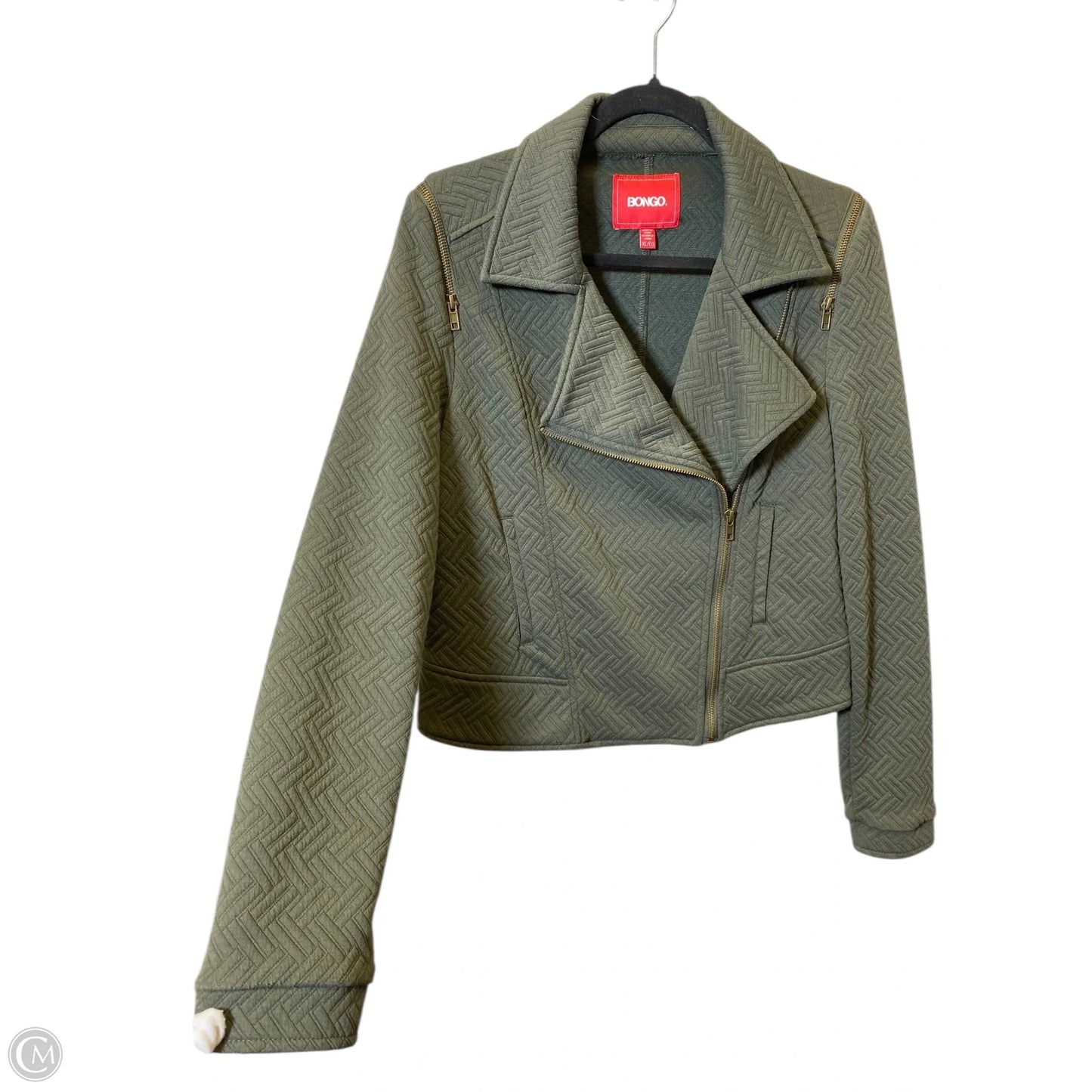 Jacket Moto By Bongo In Green, Size: Xl