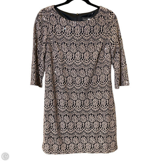 Dress Casual Short By Jessica Howard In Blue & Tan, Size: L