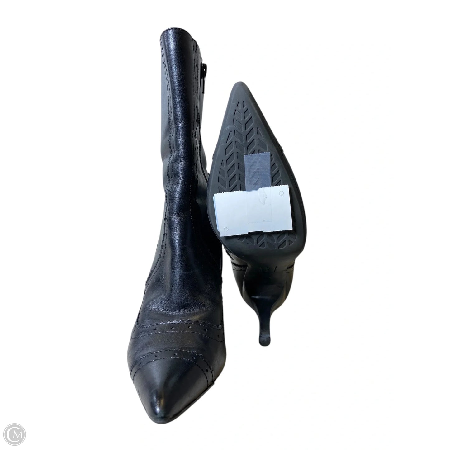 Boots Mid-calf Heels By Nine West In Black, Size: 6.5