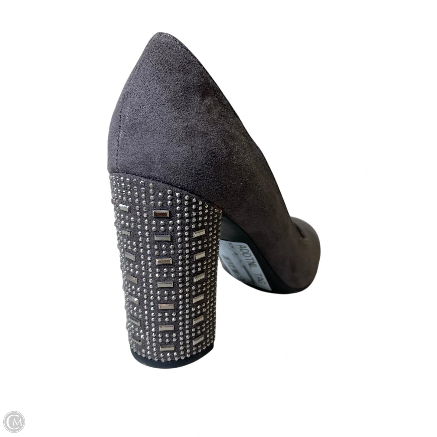 Shoes Heels Block By Libby Edelman In Grey, Size: 8