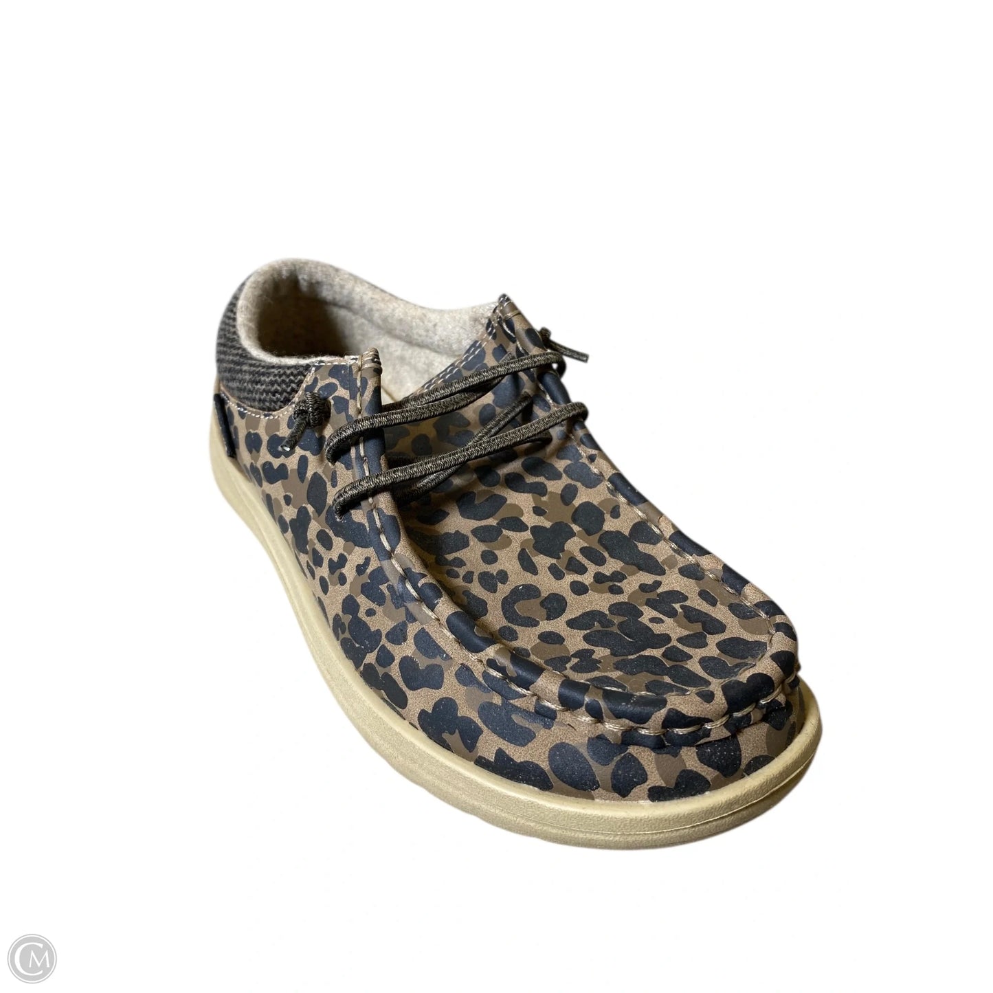 Shoes Flats By Hey Dude In Animal Print, Size: 6