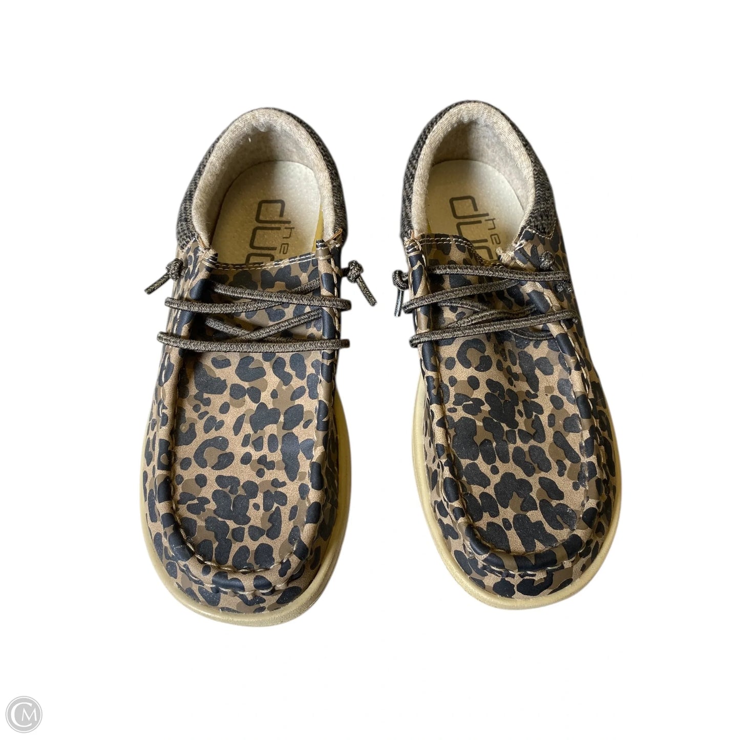 Shoes Flats By Hey Dude In Animal Print, Size: 6
