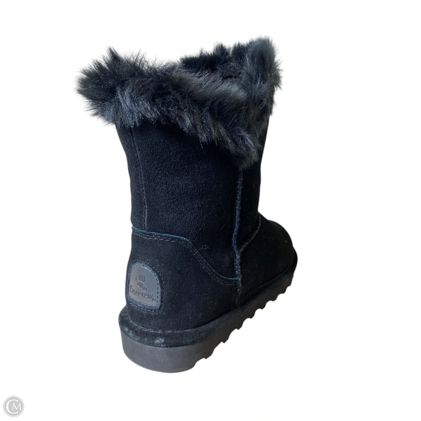 Boots Mid-calf Flats By Bearpaw In Black, Size: 7