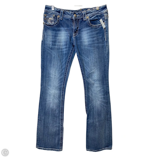 Jeans Flared By Miss Me In Blue Denim, Size: 10
