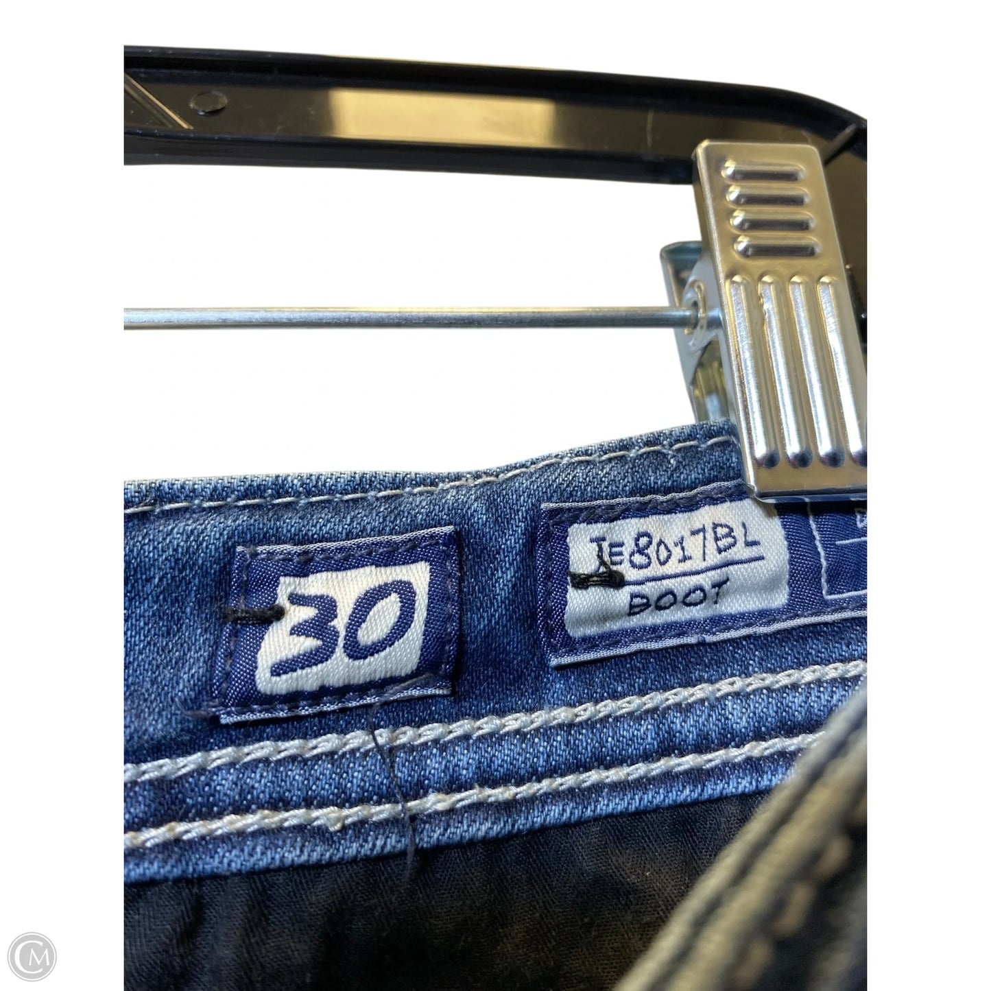 Jeans Flared By Miss Me In Blue Denim, Size: 10