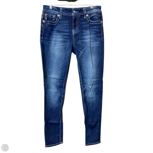 Jeans Skinny By Miss Me In Blue Denim, Size: 8