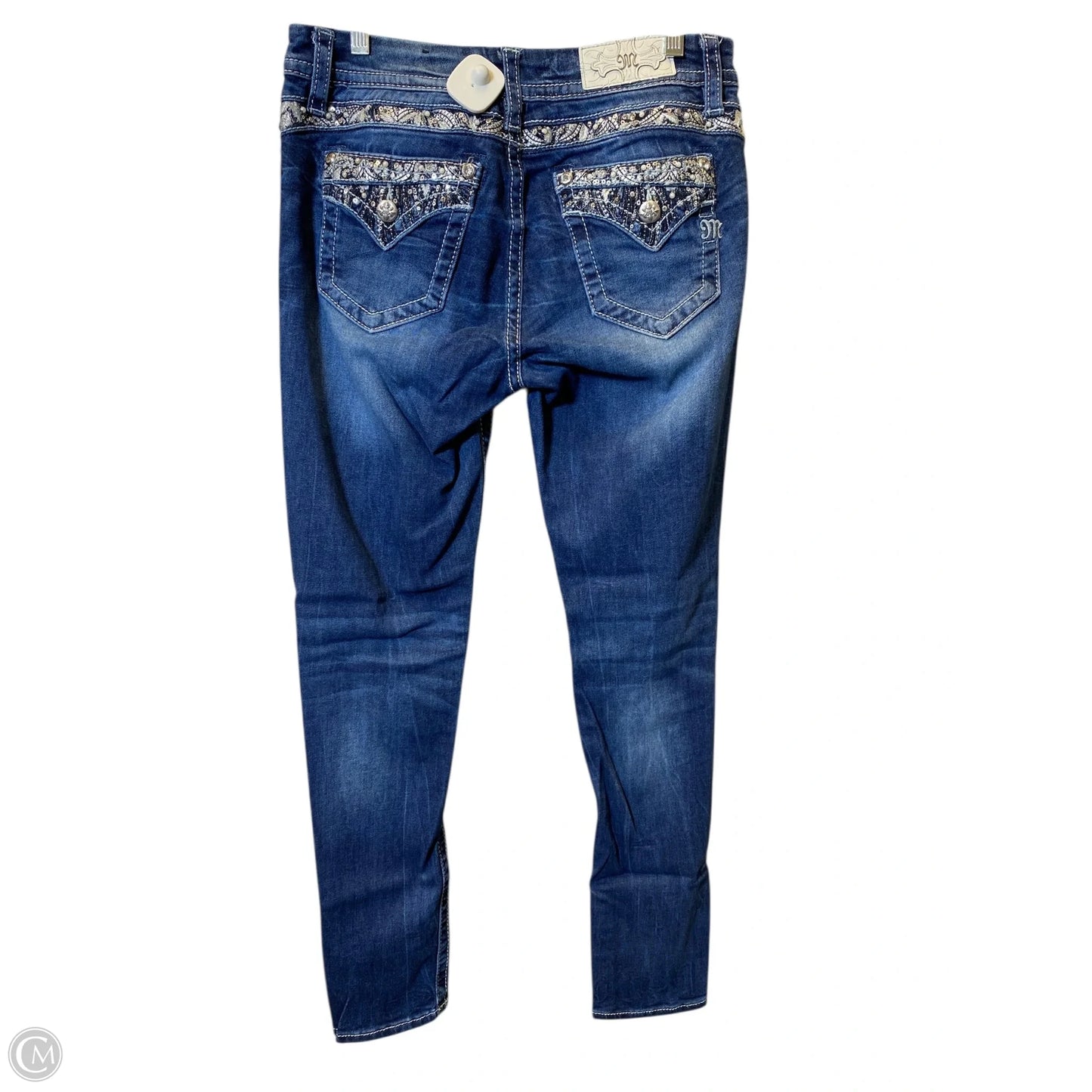 Jeans Skinny By Miss Me In Blue Denim, Size: 8
