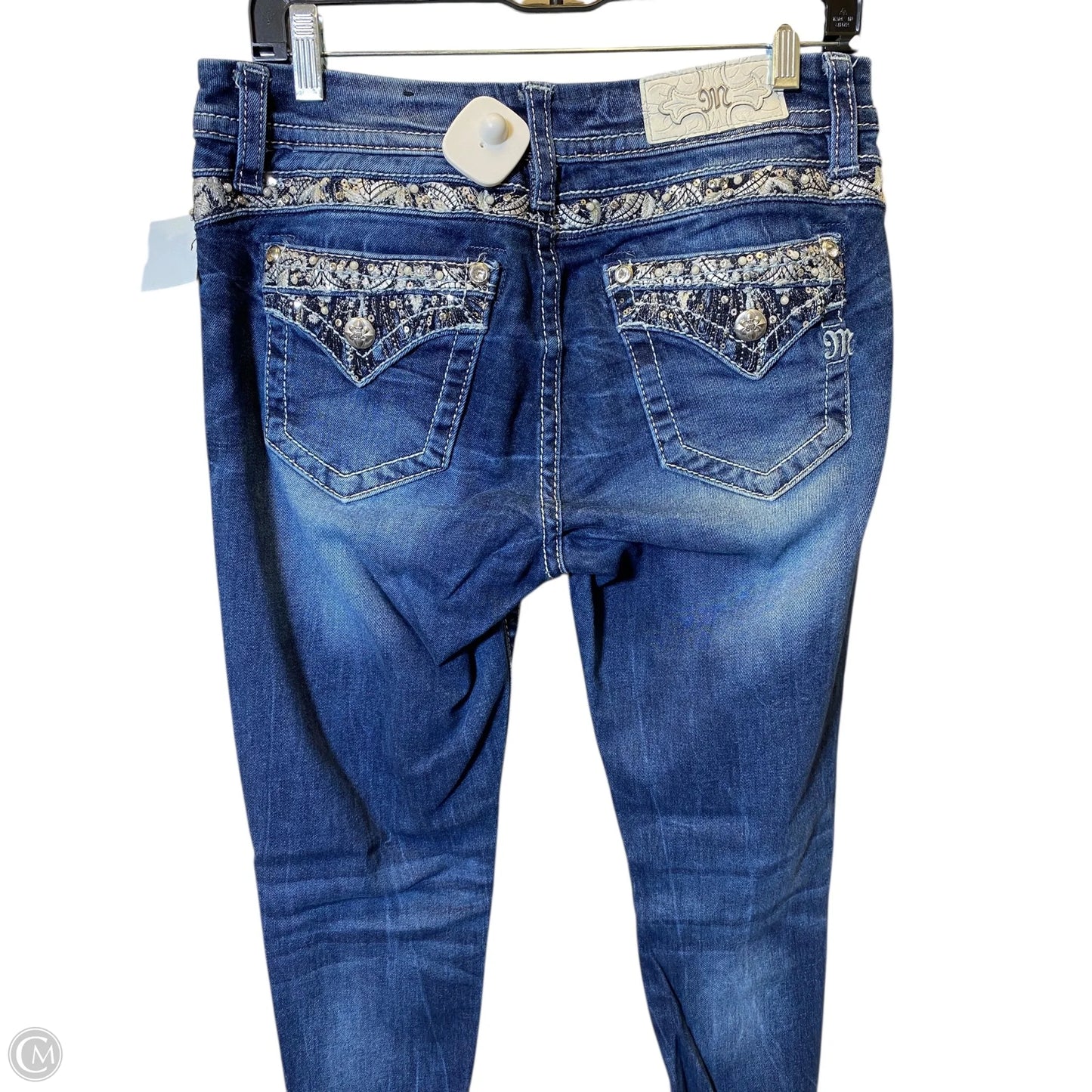 Jeans Skinny By Miss Me In Blue Denim, Size: 8