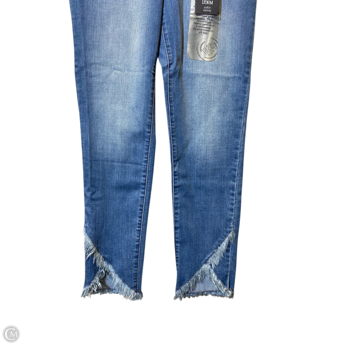 Jeans Skinny By 1822 Denim In Blue Denim, Size: 8