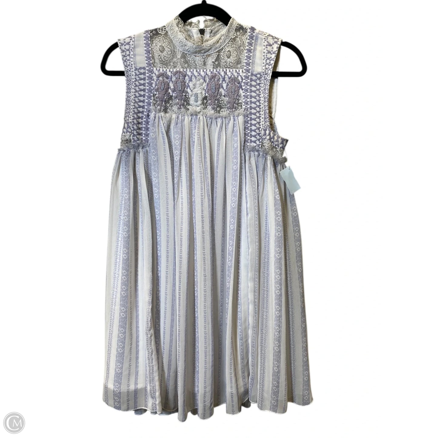 Dress Casual Short By Free People In Purple & White, Size: S