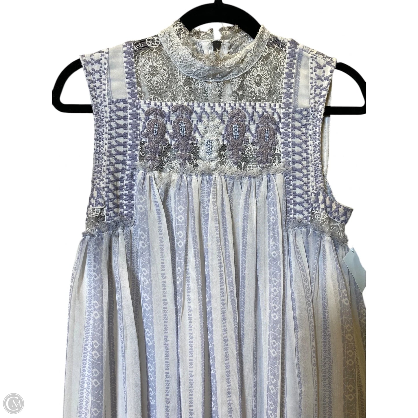 Dress Casual Short By Free People In Purple & White, Size: S