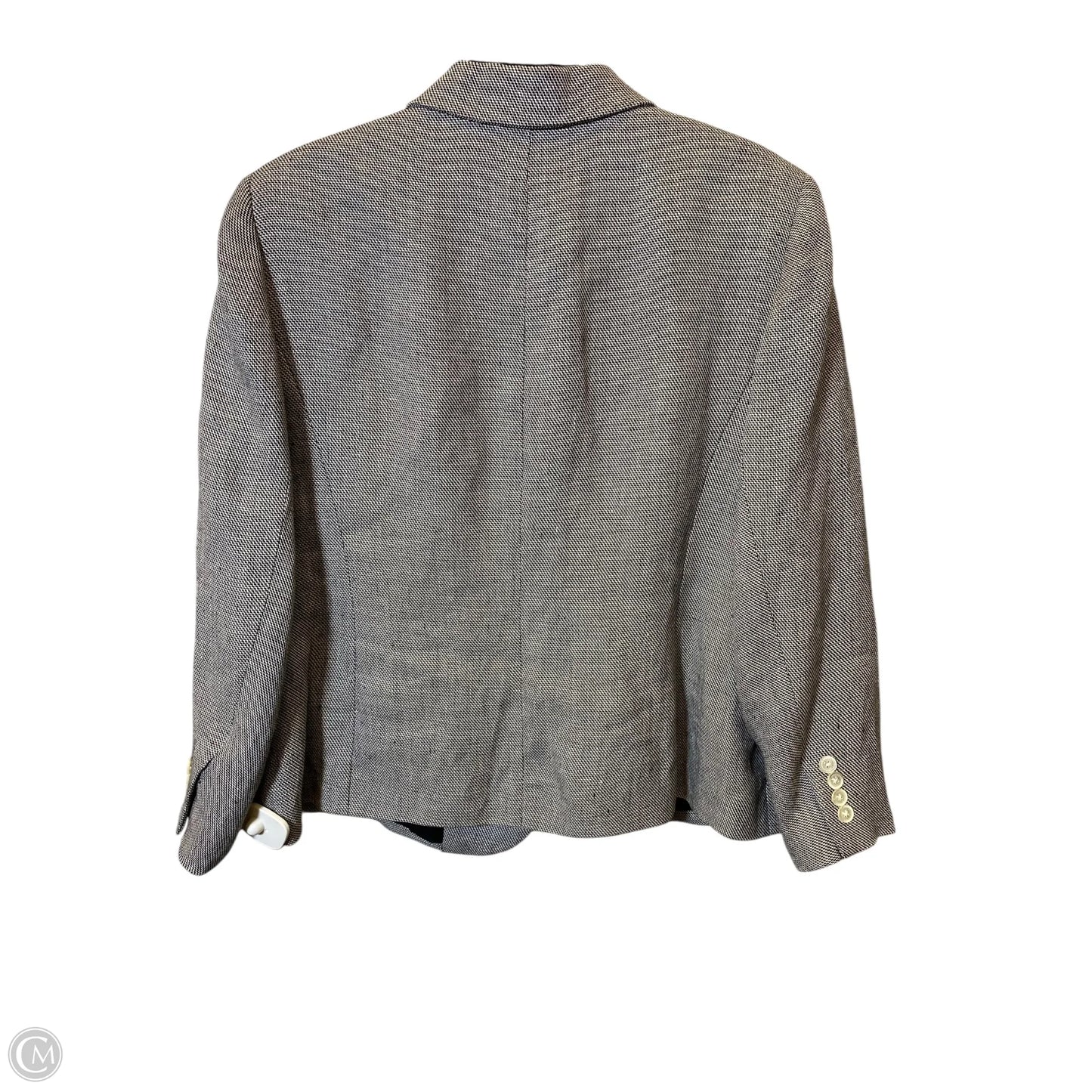 Blazer By Lauren By Ralph Lauren In Checkered Pattern, Size: 14