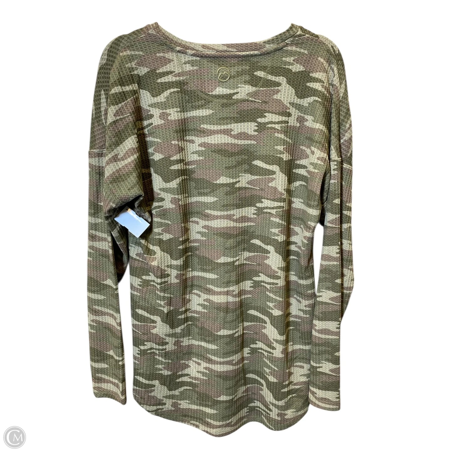 Top Long Sleeve By Magellan In Camouflage Print, Size: Xl