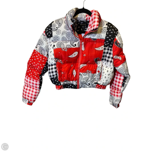 Jacket Puffer & Quilted By Clothes Mentor In Multi-colored, Size: S