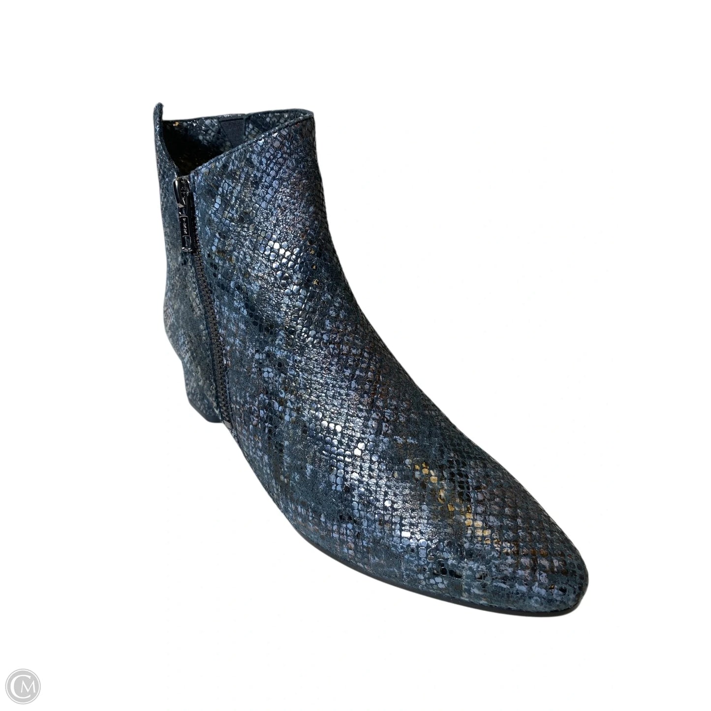 Boots Ankle Heels By Vaneli In Animal Print, Size: 6.5