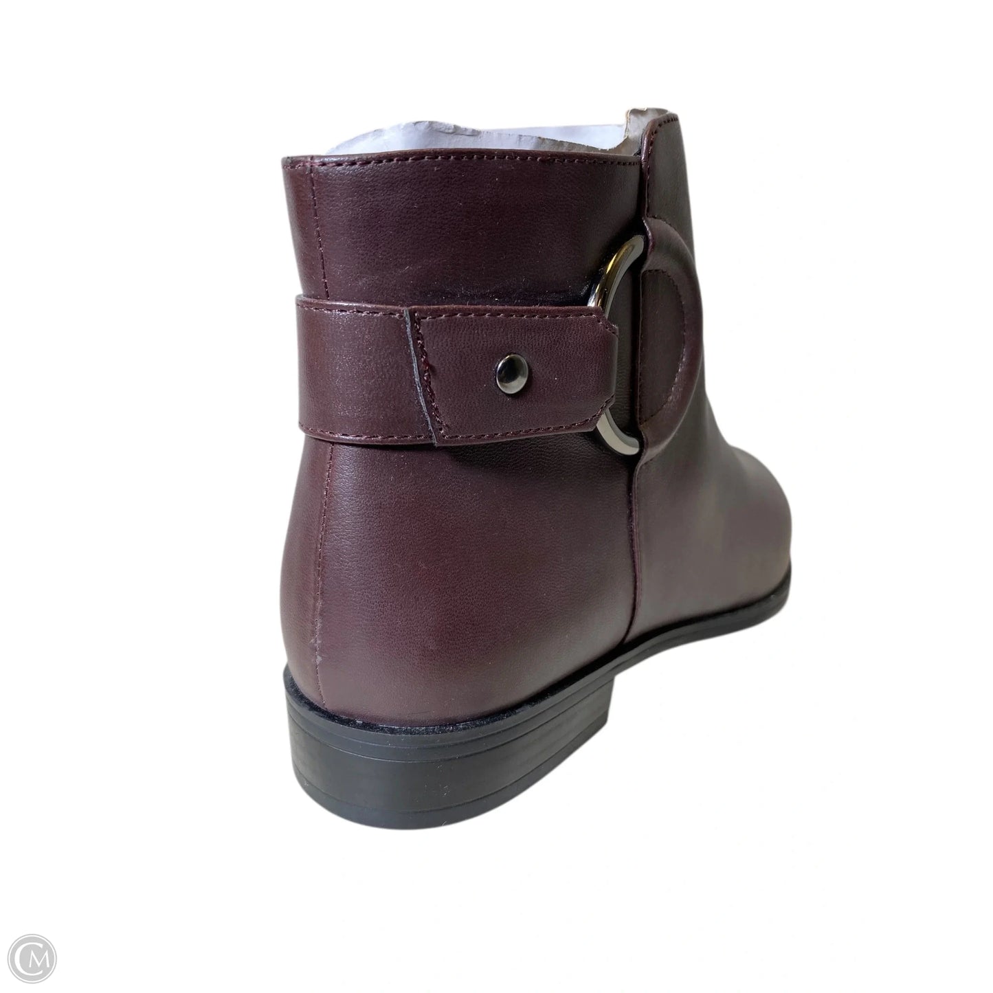 Boots Ankle Flats By Alfani In Maroon, Size: 9