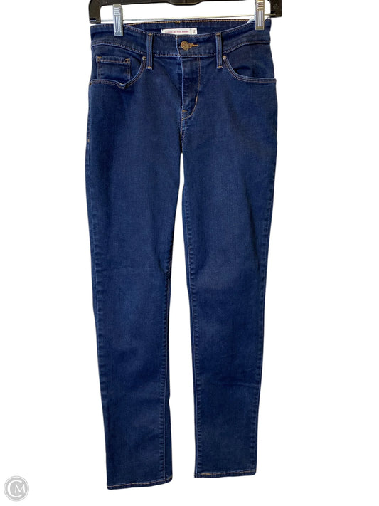 Jeans Skinny By Levis In Blue Denim, Size: 2