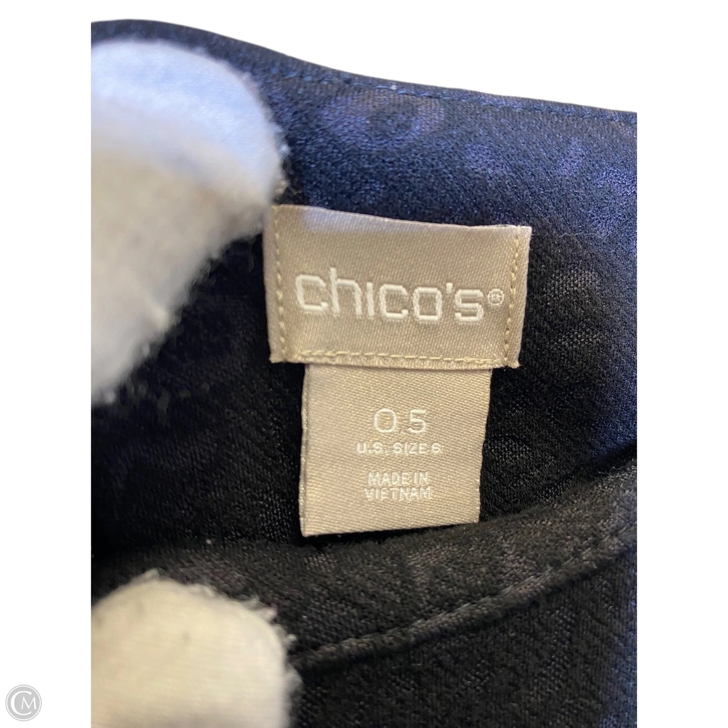 Dress Casual Midi By Chicos In Black, Size: 6