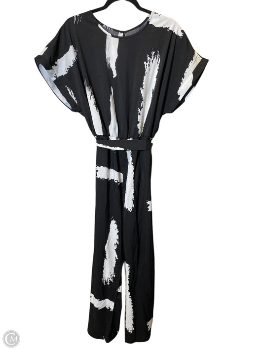 Jumpsuit By Cmc In Black & White, Size: Xl