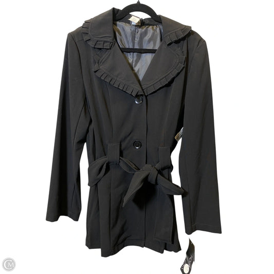 Blazer By Clothes Mentor In Black, Size: L