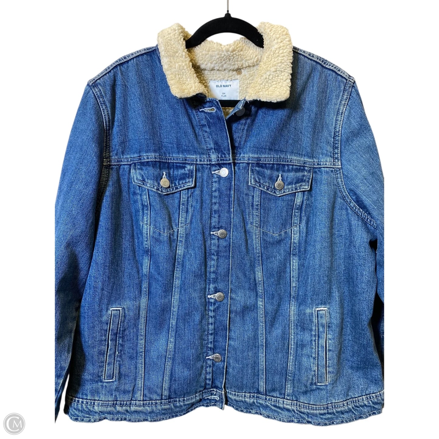 Jacket Denim By Old Navy In Blue Denim, Size: 2x
