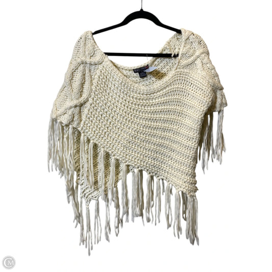 Shawl By Clothes Mentor In Cream, Size: L