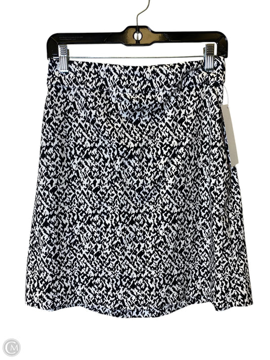 Skirt Mini & Short By Premise In Black & White, Size: M