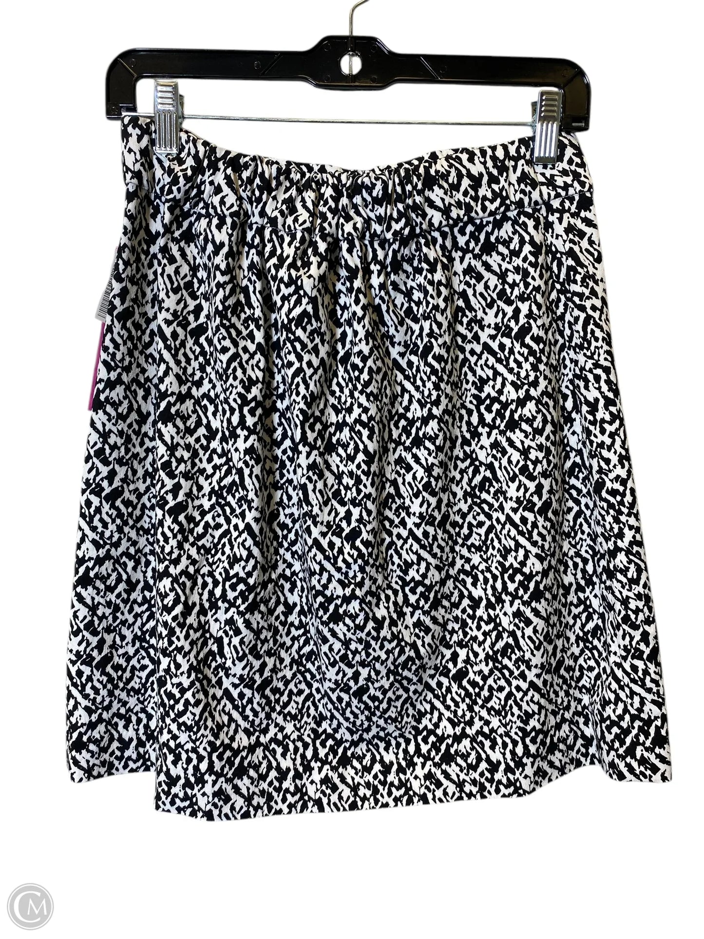 Skirt Mini & Short By Premise In Black & White, Size: M