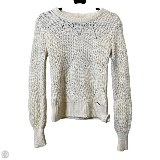Sweater By Abercrombie And Fitch In Cream, Size: Xs