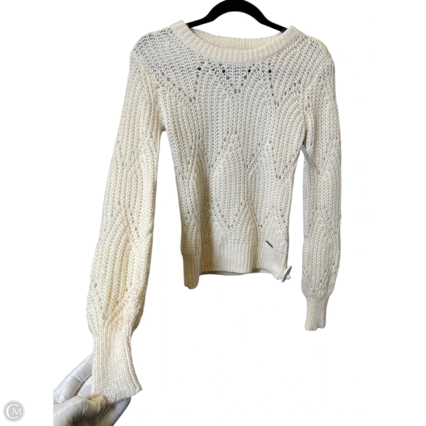 Sweater By Abercrombie And Fitch In Cream, Size: Xs