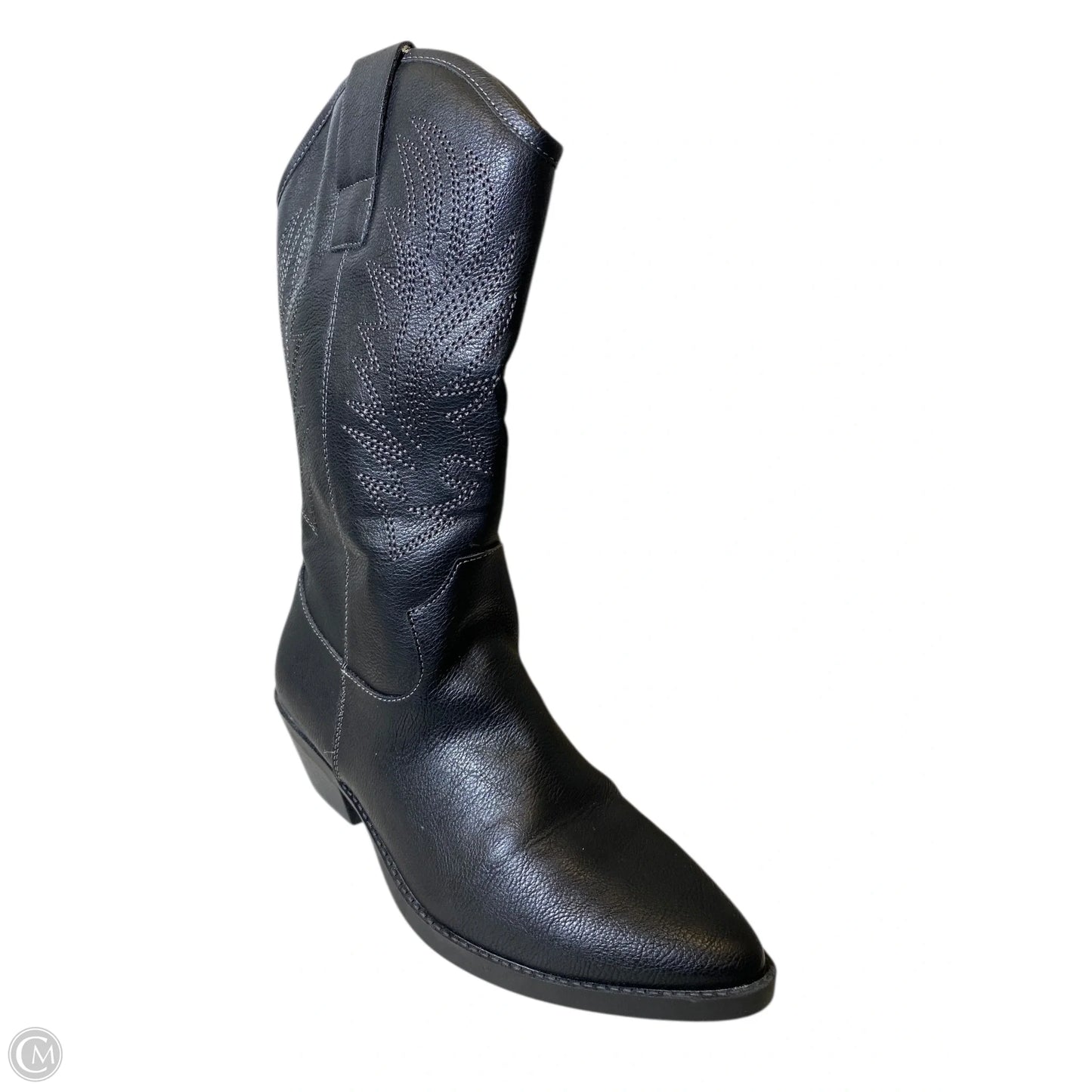 Boots Western By Style And Company In Black, Size: 7.5