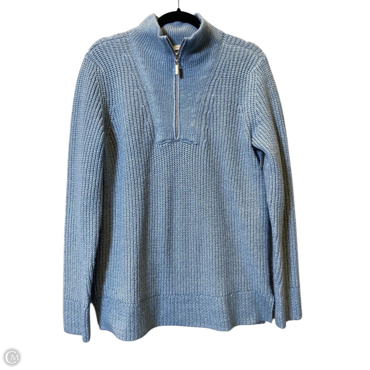 Sweater By Soft Surroundings In Blue, Size: Mp