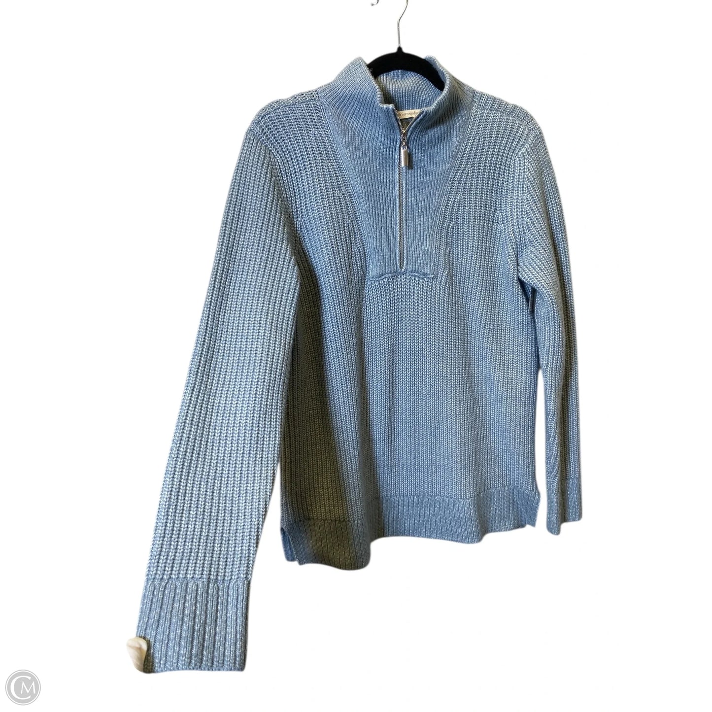 Sweater By Soft Surroundings In Blue, Size: Mp