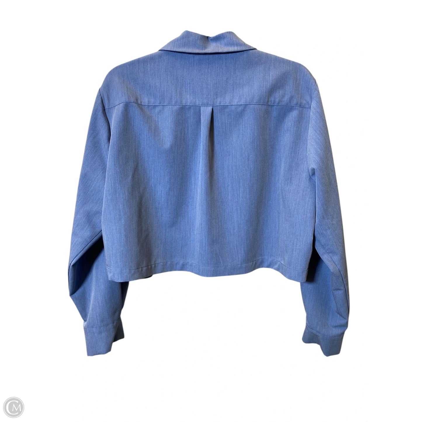 Top Long Sleeve By Wayf In Blue Denim, Size: L