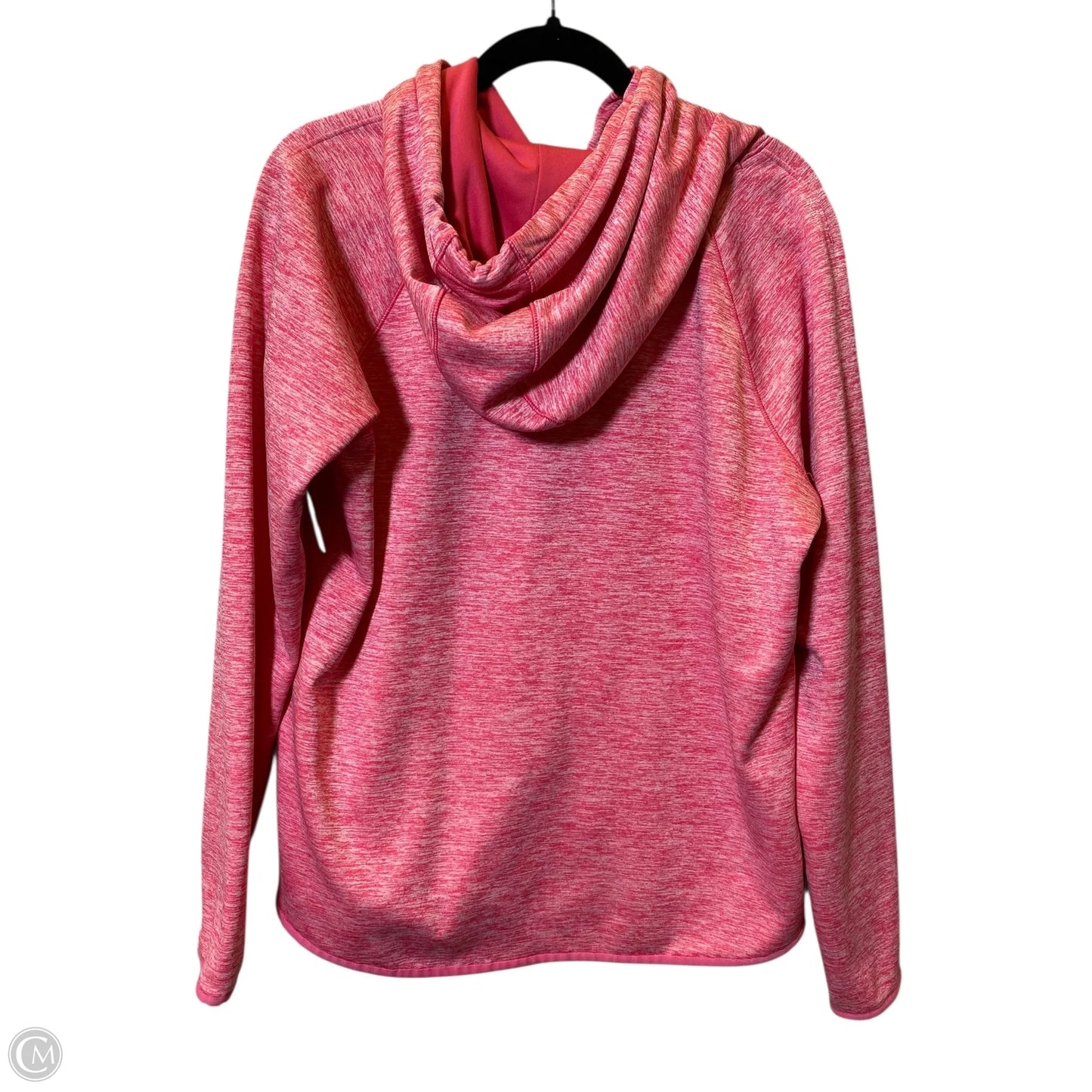 Athletic Sweatshirt Hoodie By Under Armour In Pink, Size: L