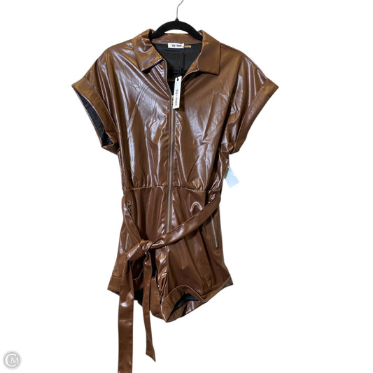 Romper By Day + Moon In Brown, Size: S