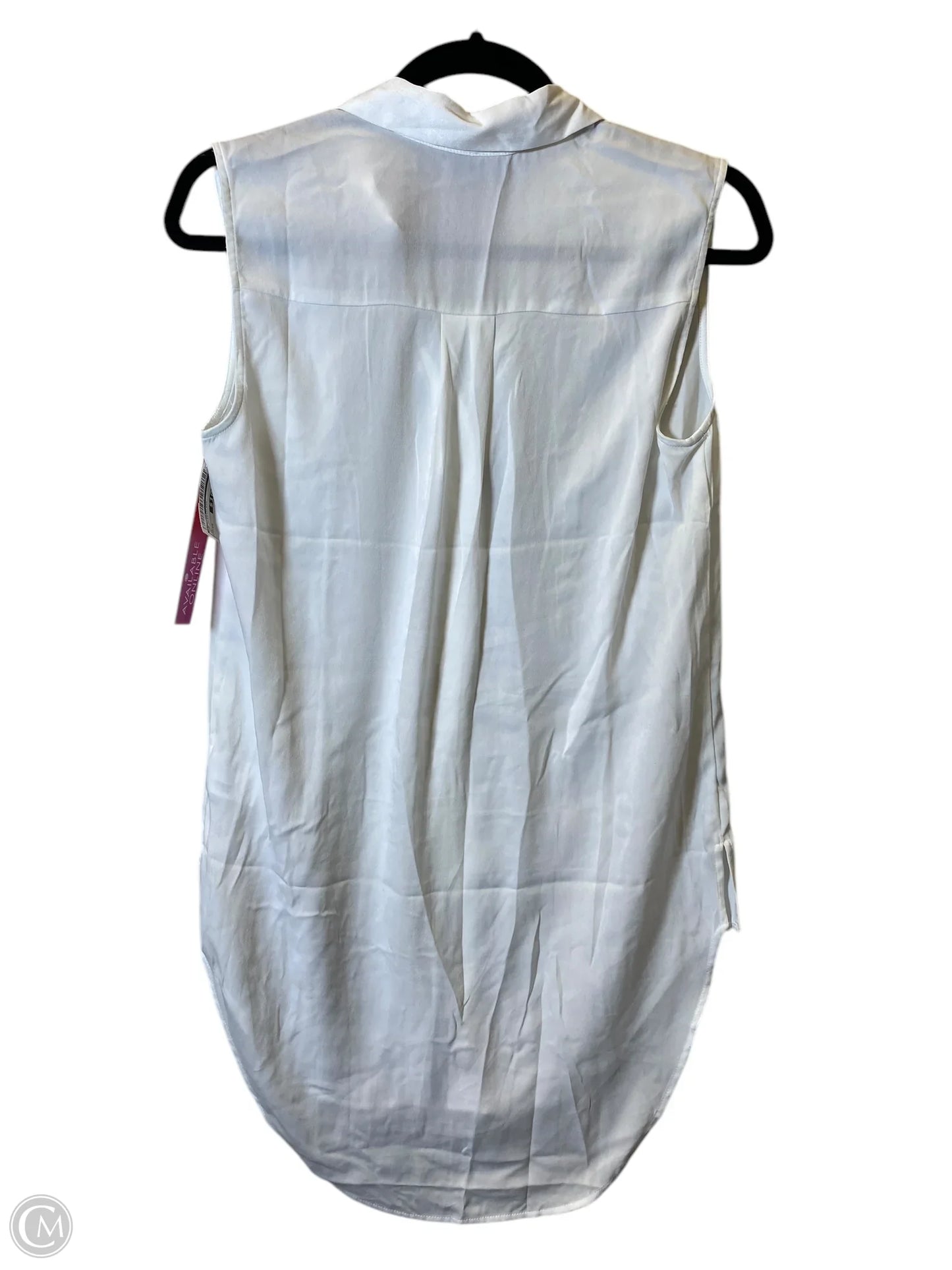 Top Sleeveless By Express In White, Size: Xs