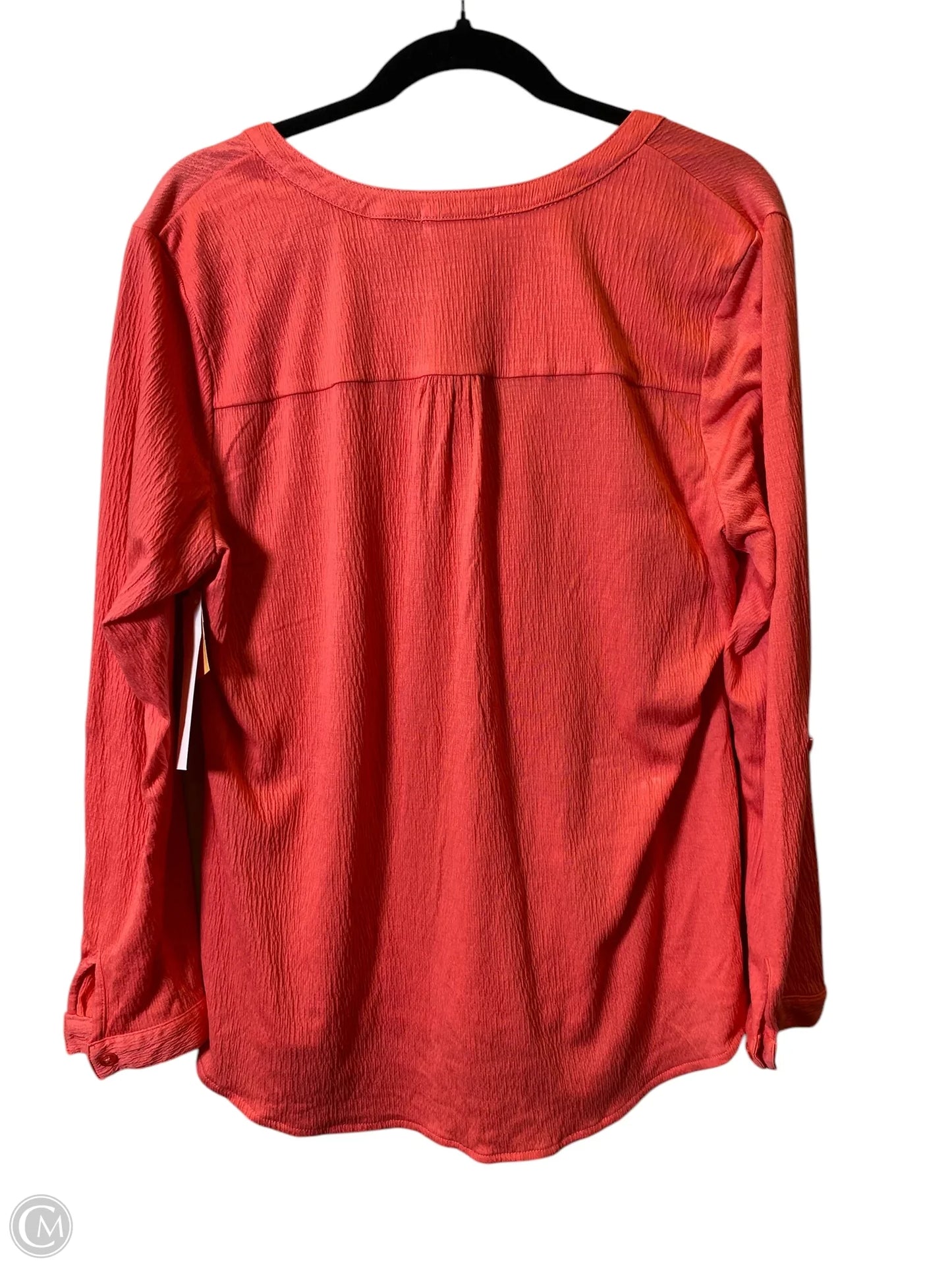 Top Long Sleeve By Westport In Orange, Size: Xl