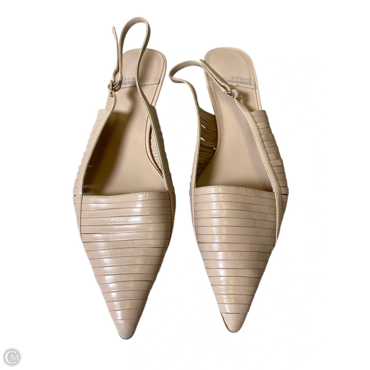 Shoes Heels Kitten By Jeffrey Campbell In Tan, Size: 10