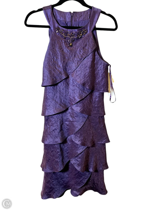 Dress Party Short By Jessica Howard In Purple, Size: L