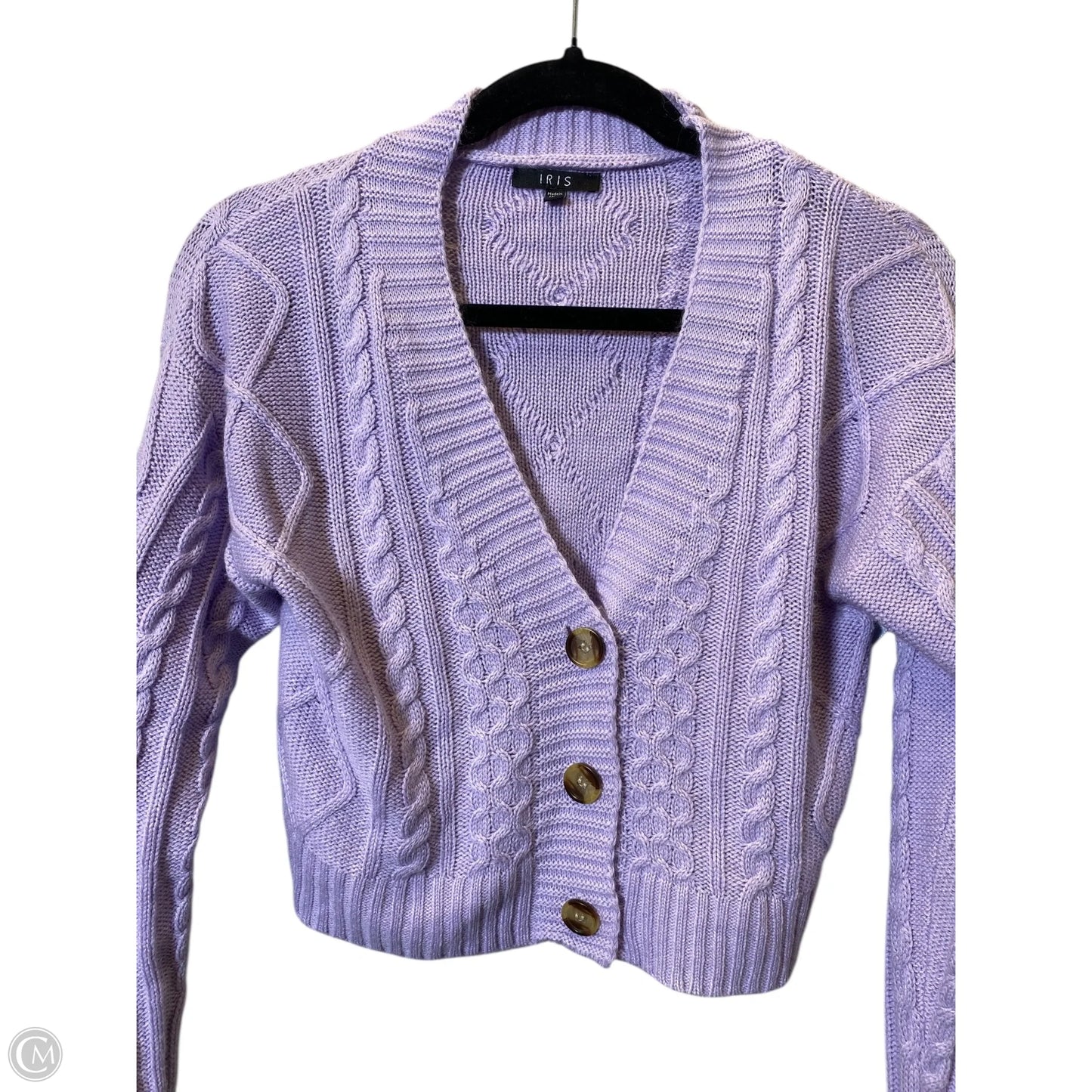 Sweater By Iris In Purple, Size: L