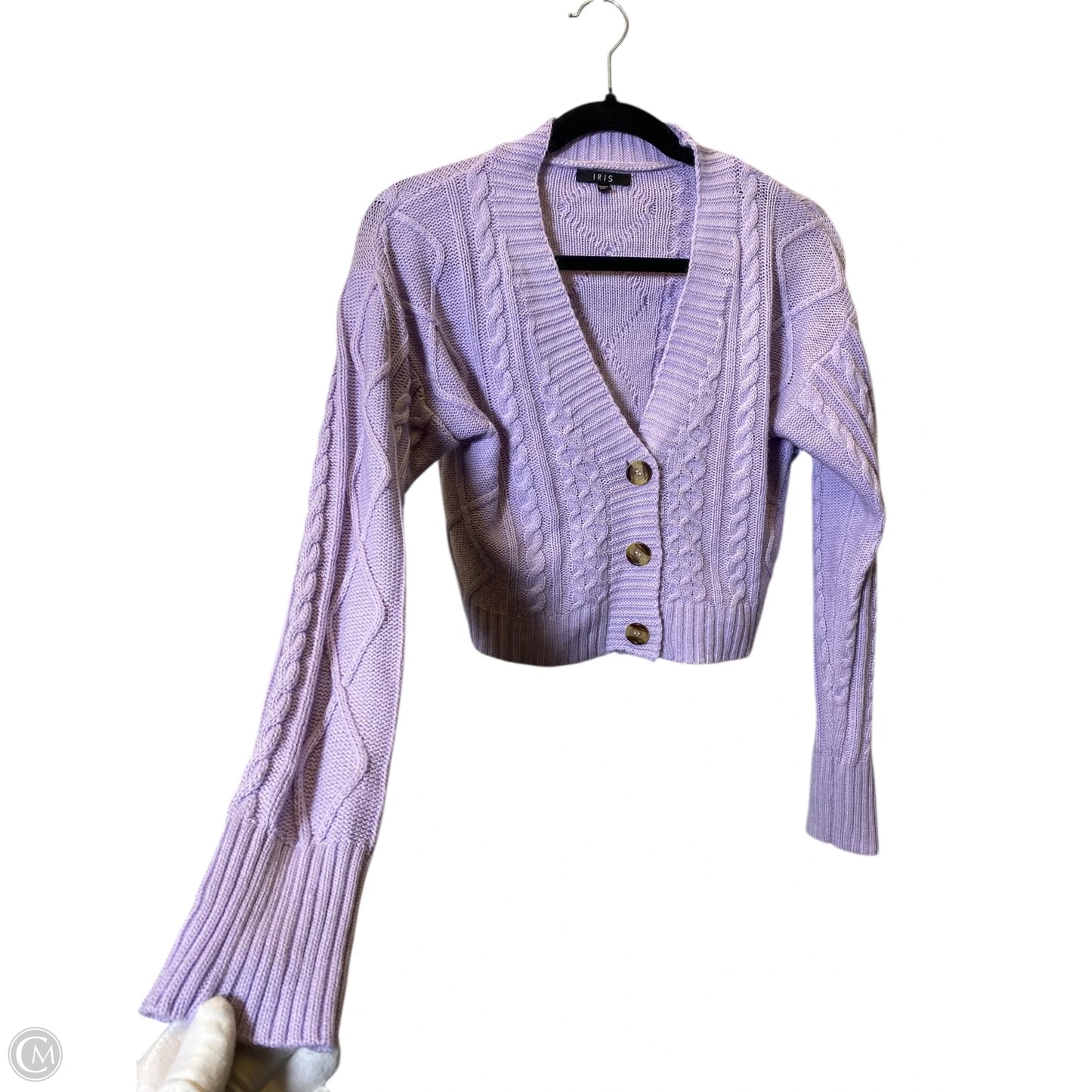Sweater By Iris In Purple, Size: L