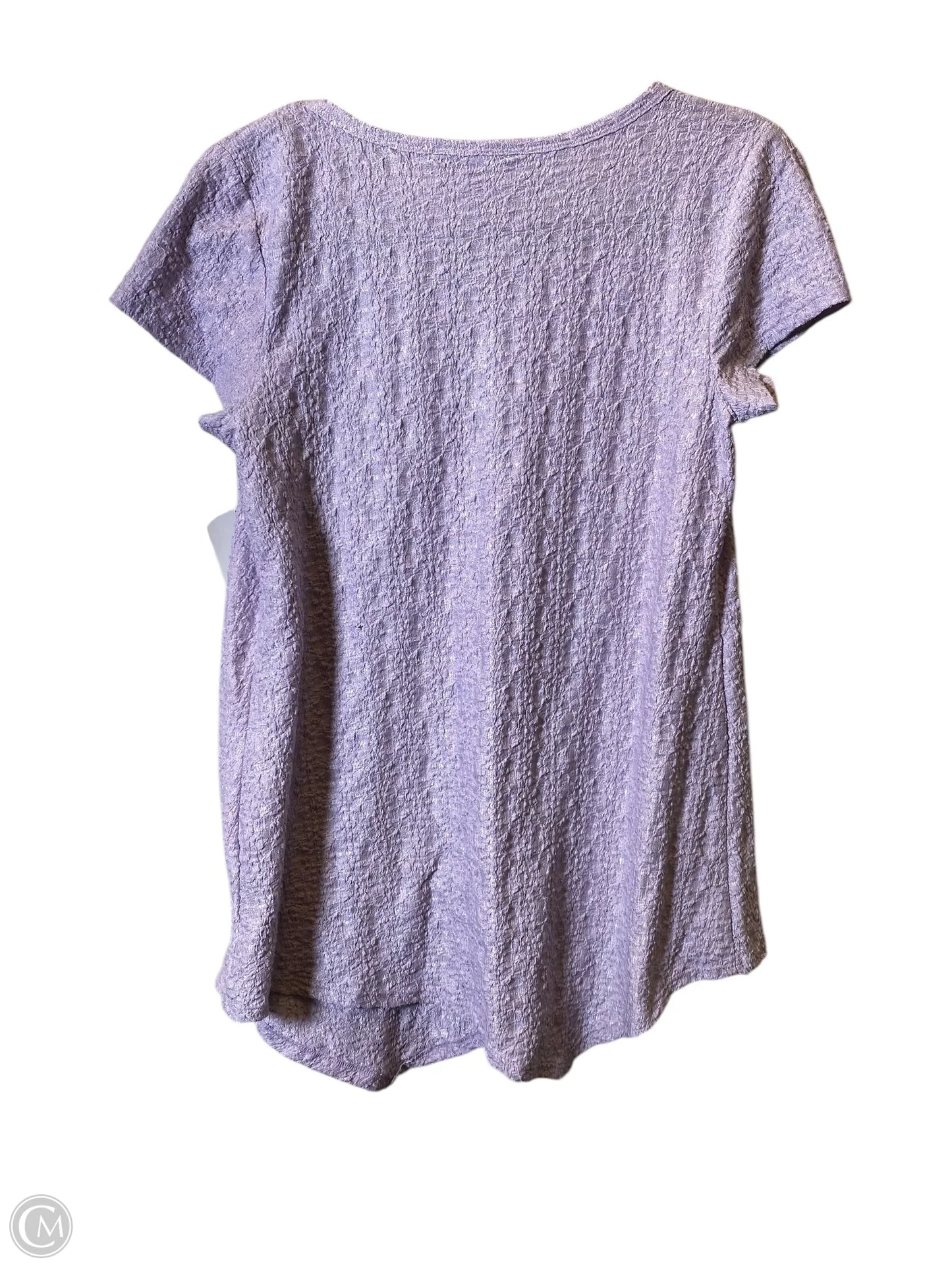 Top Short Sleeve By Simply Vera In Purple, Size: Xs