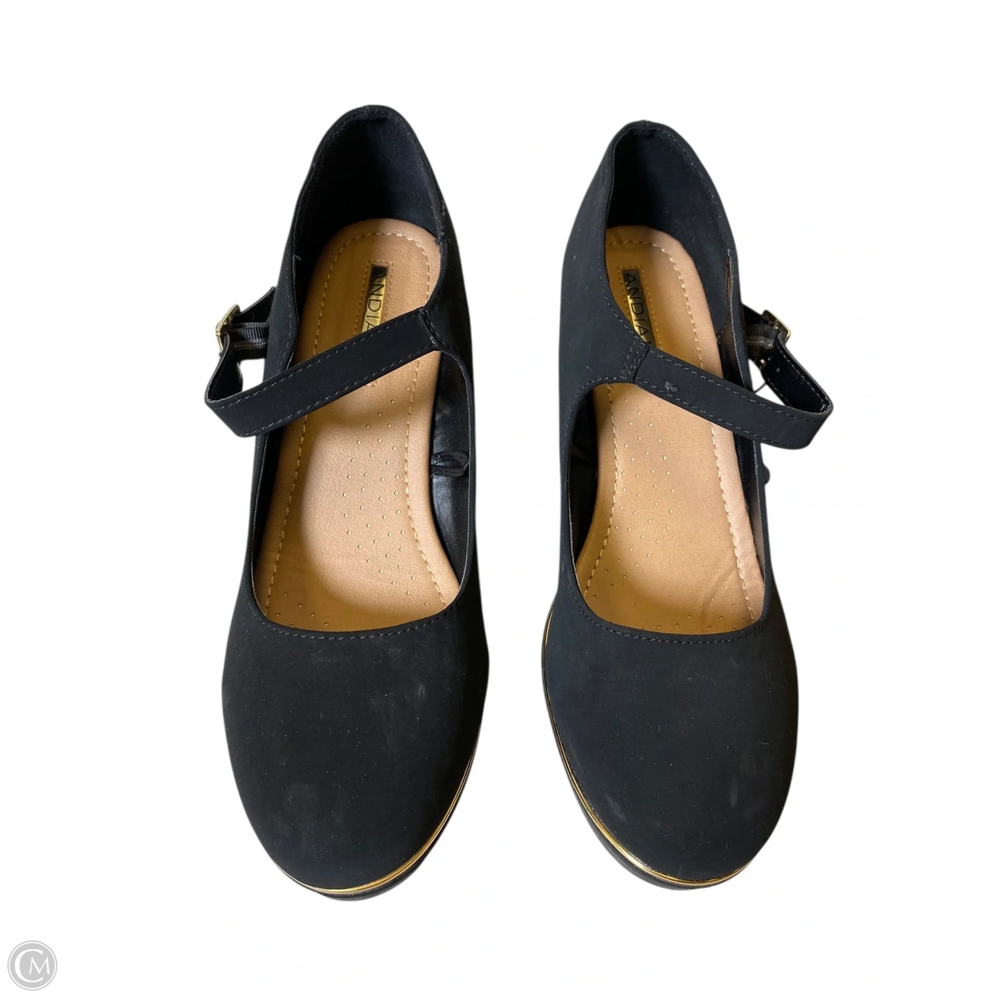 Shoes Heels Wedge By Andiano In Black, Size: 8.5