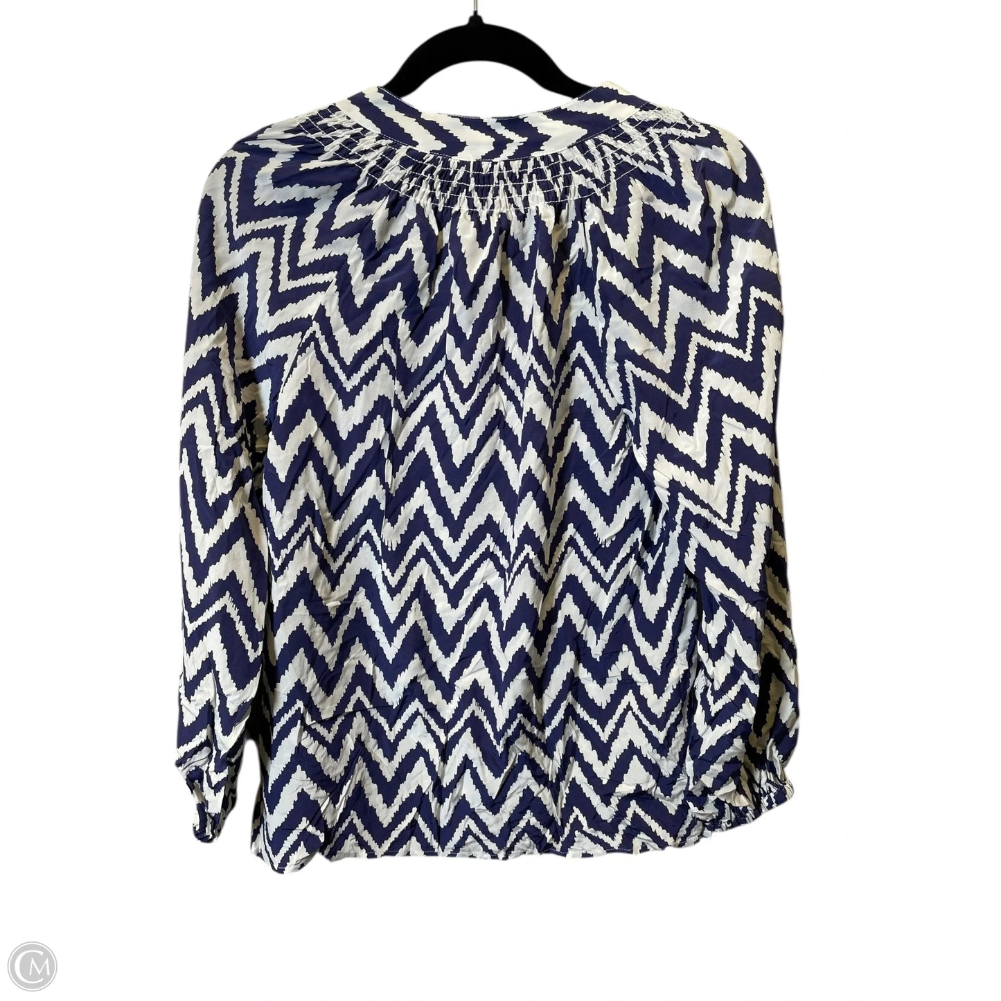 Blouse Designer By Lilly Pulitzer In Purple & White, Size: Xs