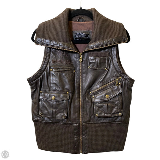 Vest Other By Harley Davidson In Brown, Size: L