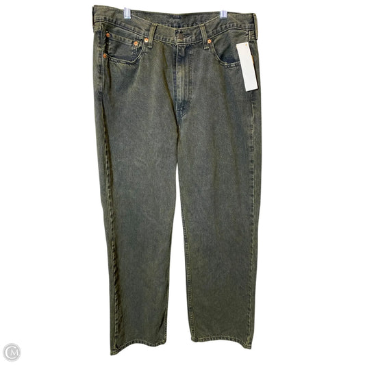 Jeans Wide Leg By Levis In Green, Size: 16