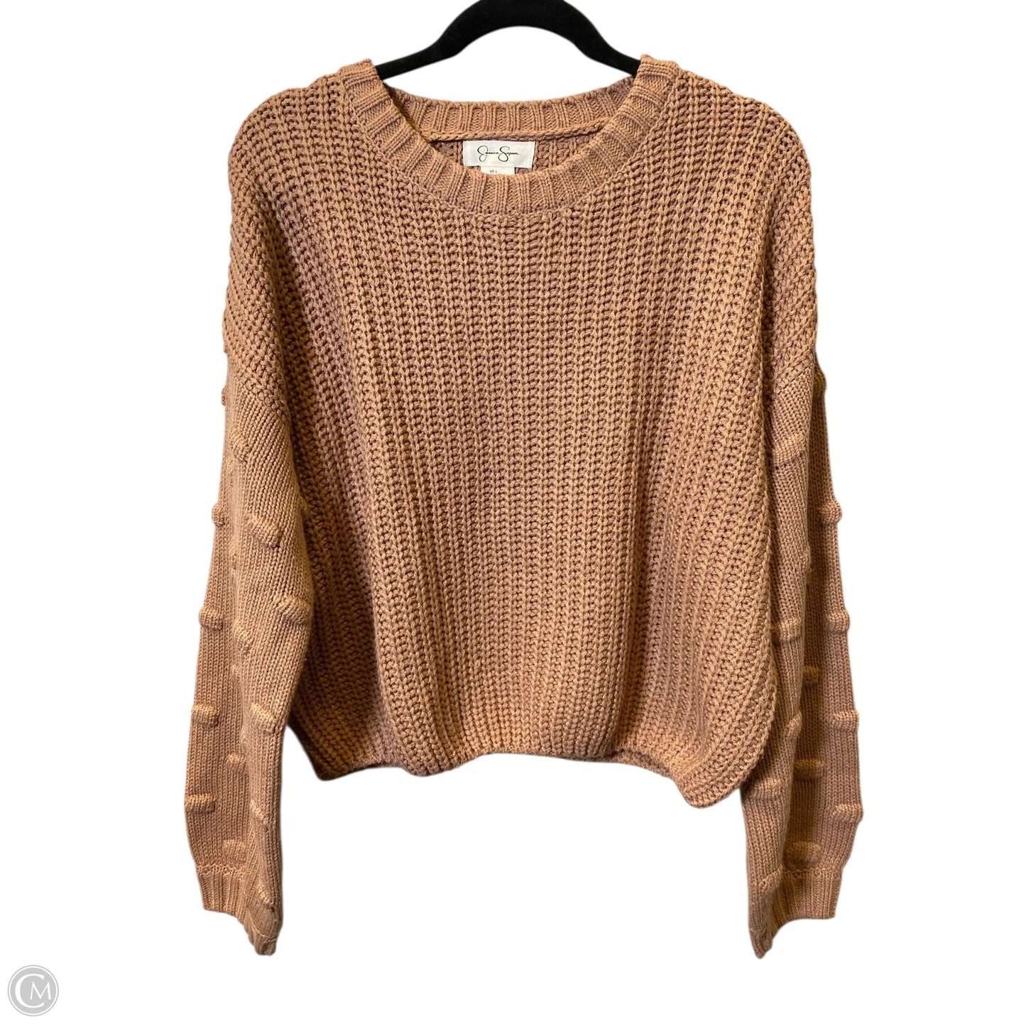 Sweater By Jessica Simpson In Bronze, Size: L