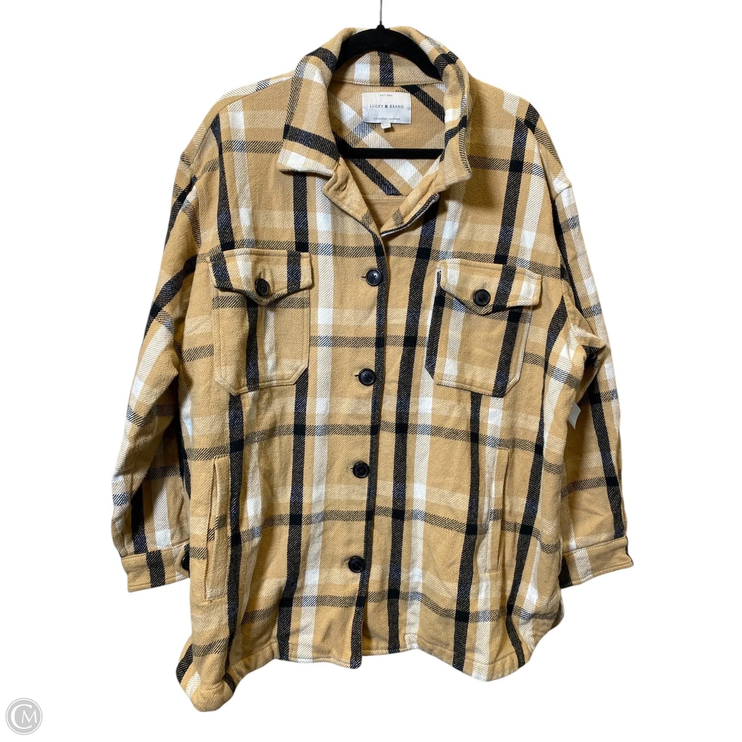 Jacket Other By Lucky Brand In Plaid Pattern, Size: Xl